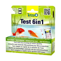 Tetra Pond Test 6in1 Набор индикаторных тестов для воды 25 шт