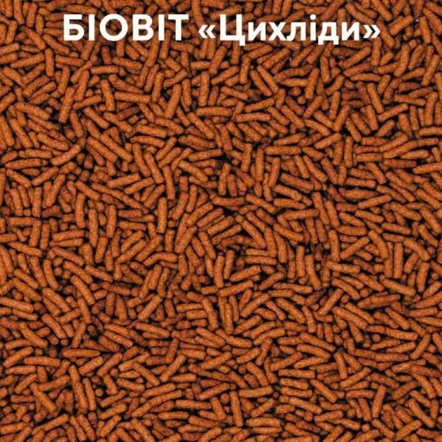 Сухой корм для аквариумных рыб Природа в палочках Биовит «Цихлиды» 25 г (для мясоядных цихлид) (PR240468) - фото №2