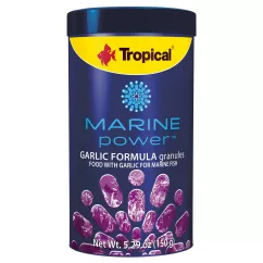 Сухий корм для акваріумних риб Tropical в гранулах «Marine Power Garlic Formula Granules» 250 мл (для морських риб) (61214)