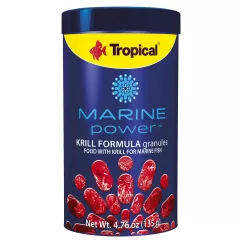 Сухой корм для аквариумных рыб Tropical в гранулах «Marine Power Krill Formula Granules» 250 мл (для морских рыб) (61224)