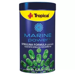 Сухой корм для аквариумных рыб Tropical в гранулах «Marine Power Spirulina Formula Granules» 250 мл (для морских рыб) (61234)