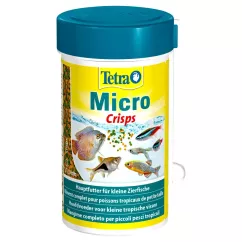 Tetra Micro Crisps Сухой корм для мелких аквариумных рыб в чипсах 100 мл