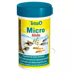 Tetra Micro Sticks Сухой корм для мелких аквариумных рыб в палочках 100 мл