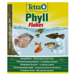 Tetra TetraPhyll Сухий корм для травоїдних риб у пластівцях 12 г