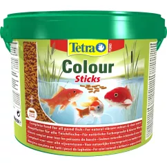 Tetra Colour Sticks Сухой корм для всех прудовых рыб в палочках 10 л