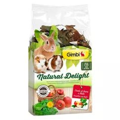 Травяной микс для грызунов GimBi Natural Delight одуванчика и яблоки, 100 г (2.210162/14800)