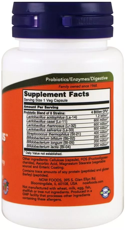 Пробиотики Now Foods Gr8-Dophilus 60 гелевых капсул (733739029126) - фото №2