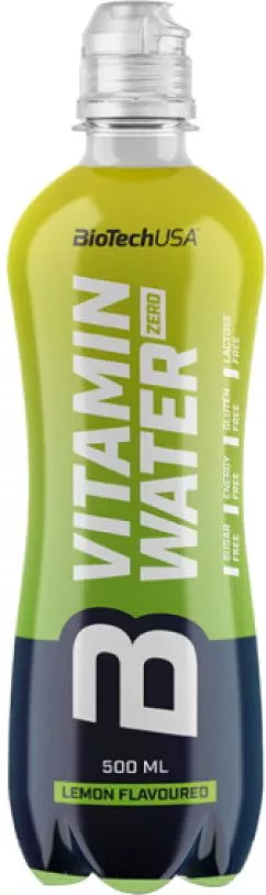Заменитель питания BioTech Vitamin Water Zero 500 мл лимон (5999076233243)