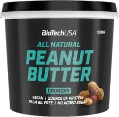 Заменитель питания BioTech Peanut Butter 1000 г Хрустящий (5999076235094)