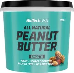 Заменитель питания BioTech Peanut Butter 1000 г Гладкий (5999076235087)