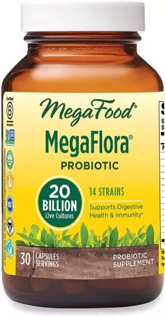 Пробіотик MegaFlora, Mega Food 30 капсул (51494102053)