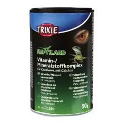 Комплекс вітамінів та мінералів Trixie з кальцієм для м'ясоїдних рептилій 50 г (76280)