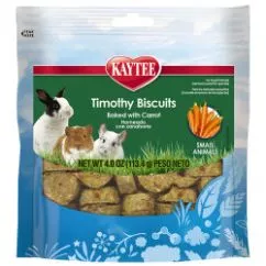 Ласощі для гризунів Kaytee Timothy Biscuits Carrot 114 г (94483)