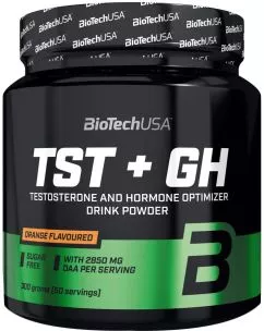 Стимулятор тестостерона Biotech TST+GH 300 г Апельсин (5999076251315)
