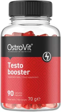 Бустер тестостерону OstroVit Testo booster 90 капсул (5903933906263)