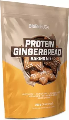 Суміш для випічки BiotechUSA Protein Gingerbread 300 г Імбирний пряник (5999076251032)