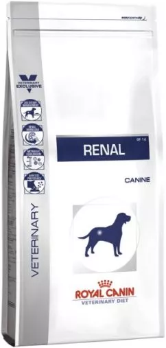 Сухий лікувальний корм Royal Canin Renal Canine для собак 2 кг (3182550710992)