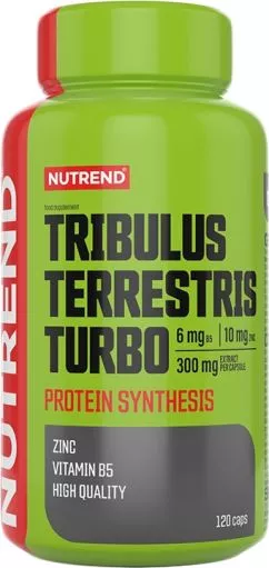 Стимулятор тестостерона Nutrend Tribulus Terrestris Turbo 120 капсул (8594073171559)