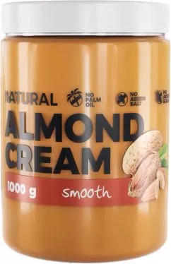 Мигдалева паста 7Nutrition Almond Butter Smooth 1000 г (5907222544464)