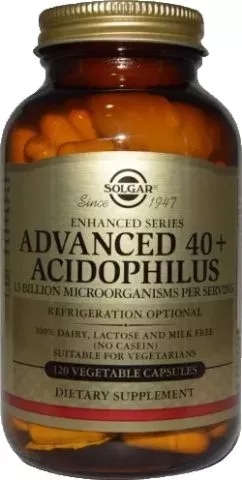 Пробиотики Solgar Advanced Acidophilus Plus 120 к (33984000254)