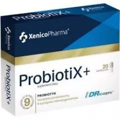 Пищевая добавка Xenico Pharma Probiotix+ 20 капсул (5905279876392)