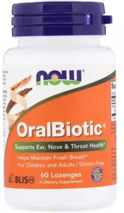 пробиотики Now Foods OralBiotic 60 таблеток (733739029218)
