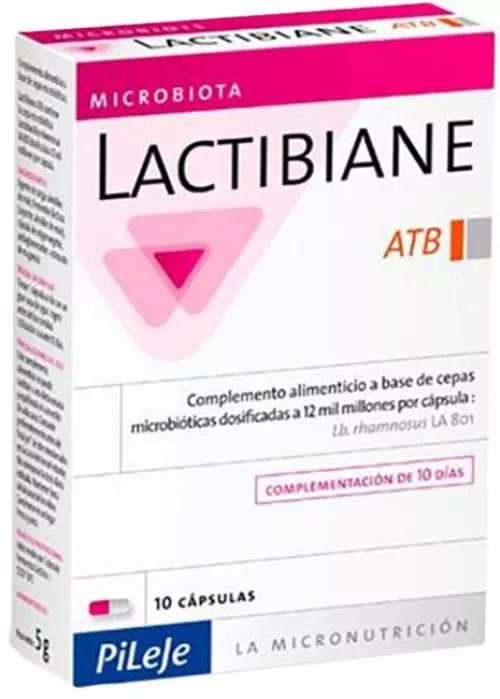 Диетическая добавка PiLeJe Лактибиан АТБ пробиотик 10 капсул (3401560168174) - фото №2