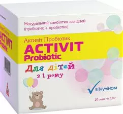 Натуральная диетическая добавка Aesculap Prod Активит Пробиотик для детей № 20 3 г (5944759002142)