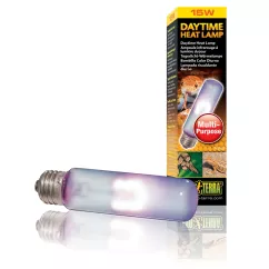 Лампа накаливания с неодимовой колбой Exo Terra «Daytime Heat Lamp» имитирующая дневной свет 15 W, E27 (для обогрева) (PT2100)