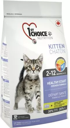 Сухой корм 1st Choice Kitten Healthy Start 5.44 кг (65672290050)