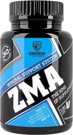 Стимулятор тестостерону Swedish Supplements zma 120 капсул (7350069380678)