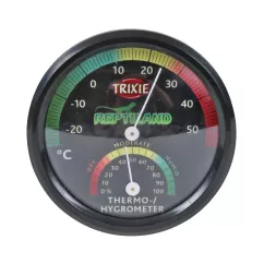 Термометр-гігрометр для тераріума Trixie механічний, з наліпкою d=7,5 см (76113)