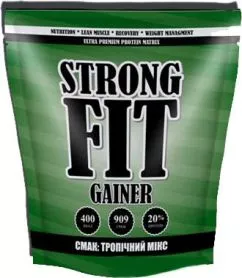 Гейнер Strong FIT Gainer-20 0.909 кг Тропічний мікс (4820113923036)