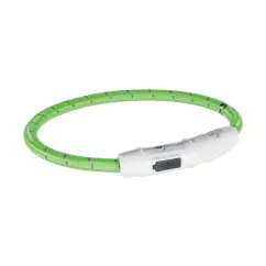 Trixie USB Flash Ошейник для собак L-XL 65 cм/7 мм зеленый (12702)