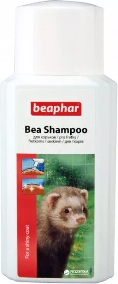 Шампунь Beaphar Shampoo for Ferrets для хорьков 200 мл (12824) (8711231128242)