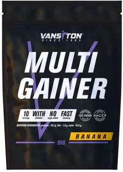 Гейнер Vansiton MULTIGAINER 900 г Banana (4820106591099)