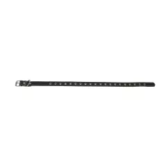Ошейник Collar кожаный безразмерный 50 см/20 мм (черный) (С01511)