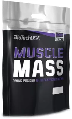 Гейнер Biotech Muscle Mass 4 кг Шоколад (5999076237913)