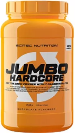 Гейнер Scitec Nutrition Jumbo Hardcore 1530 г Шоколад (5999100026520)