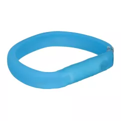 Trixie USB Flash Нашийник для собак M-L 50 см/30 мм синій (12671)