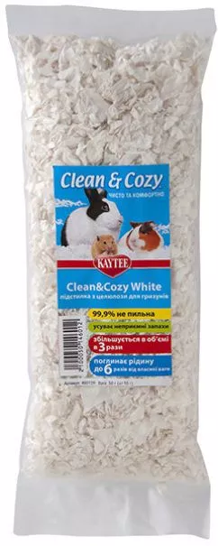 Наповнювач Kaytee Clean&Cozy White 1.24 кг (8,2 л) (071859946269)