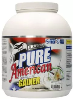 Гейнер FitMax Pure American Gainer 3000 г Ваніль (5907776170652)