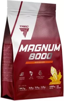 Гейнер Trec Nutrition Magnum 8000 1000 г Клубника (5901828349256)