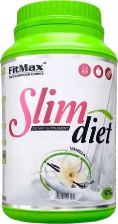 Гейнер Fitmax Slim Diet 975 г Jar Ваніль (5908264416160)