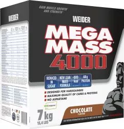Гейнер Weider New Formula Mega Mass 4000 7 кг Шоколад (4044782326152)