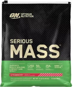 Гейнер Optimum Nutrition Serious Mass 5.45 кг Клубника (748927023817)