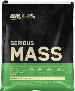 Гейнер Optimum Nutrition Serious Mass 5.45 кг Vanilla (748927023824)