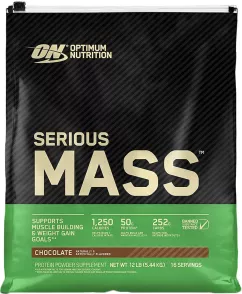 Гейнер Optimum Nutrition Serious Mass 5.45 кг шоколад (748927023800)