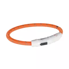 Trixie USB Flash Ошейник для собак M-L 45 см/7 мм оранжевый (12704)