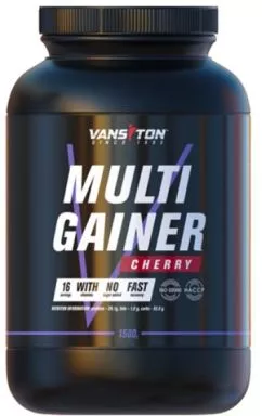 Гейнер Vansiton Multigainer 1.5 кг Cherry (4820106591747)